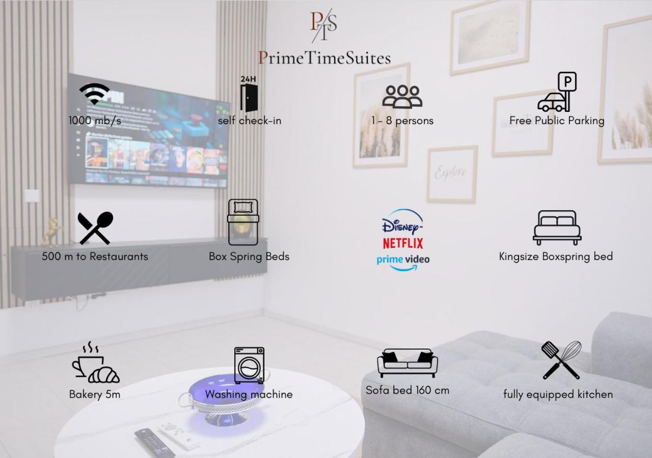 Primetime Suite Fuer 8+Kueche/Wifi Essen Zewnętrze zdjęcie